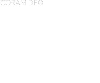 CORAM DEO Coram Deo is a captivating collection of electronic compositions that intricately  blend melodic and rhythmic elements.  Through a harmonious fusion of sounds,  Weber's compositions create a sense of  calmness that resonates deeply with the  audience, offering a space for introspection and reflection. Coram Deo stands out for its  ability to evoke emotions, transport the  listener to a realm of contemplation, and provide a unique auditory experience that lingers long after the music fades.